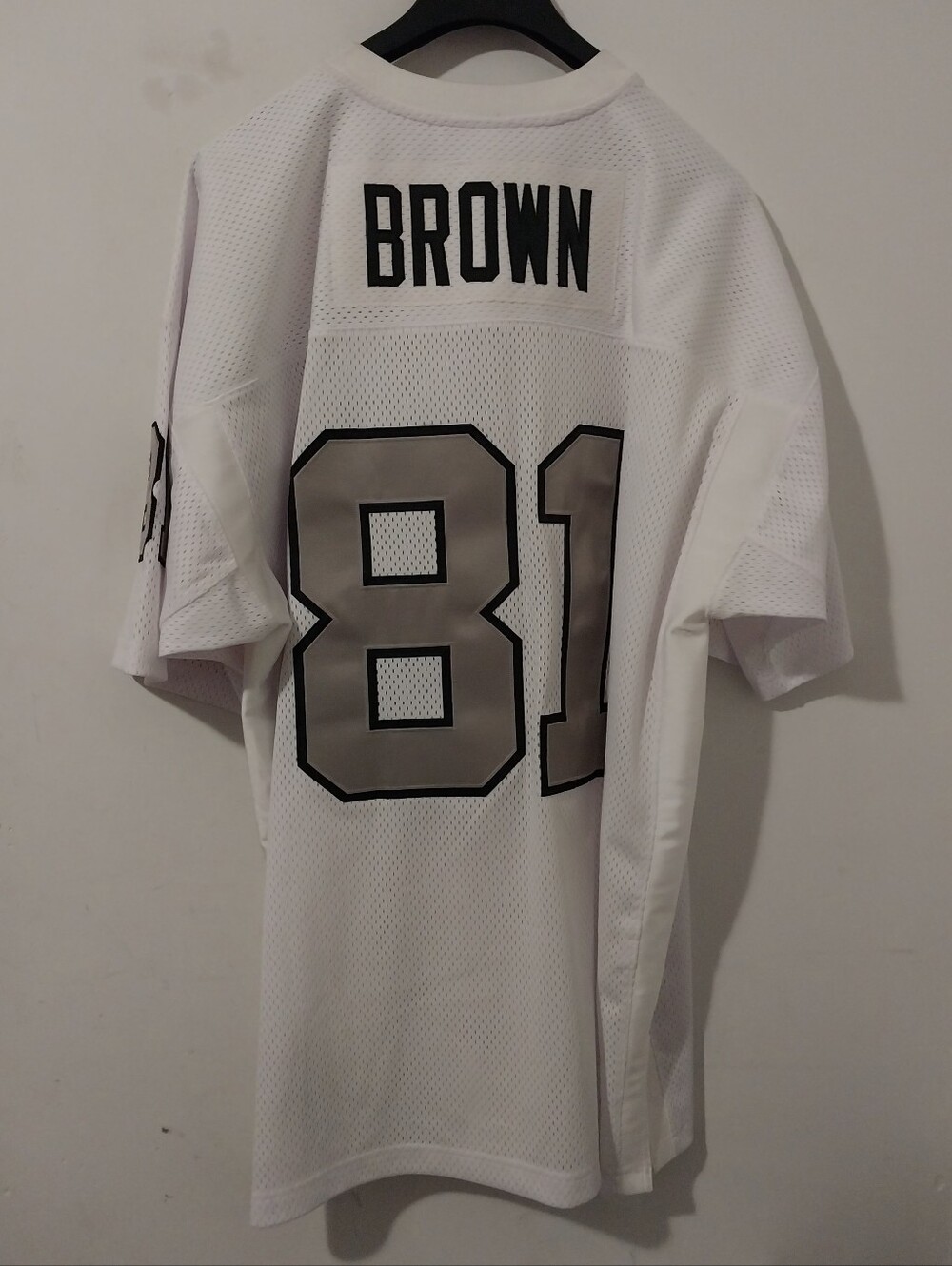 Mitchell & Ness Los Angeles Raiders Tim Brown 1994 75th Anniversary Patch Sz. 54 - Picture 2 of 10